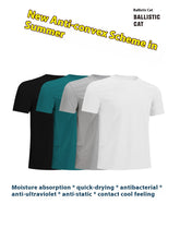 Quick-Dry T-Shirt Unisex Crew Neck Running Gym Tee