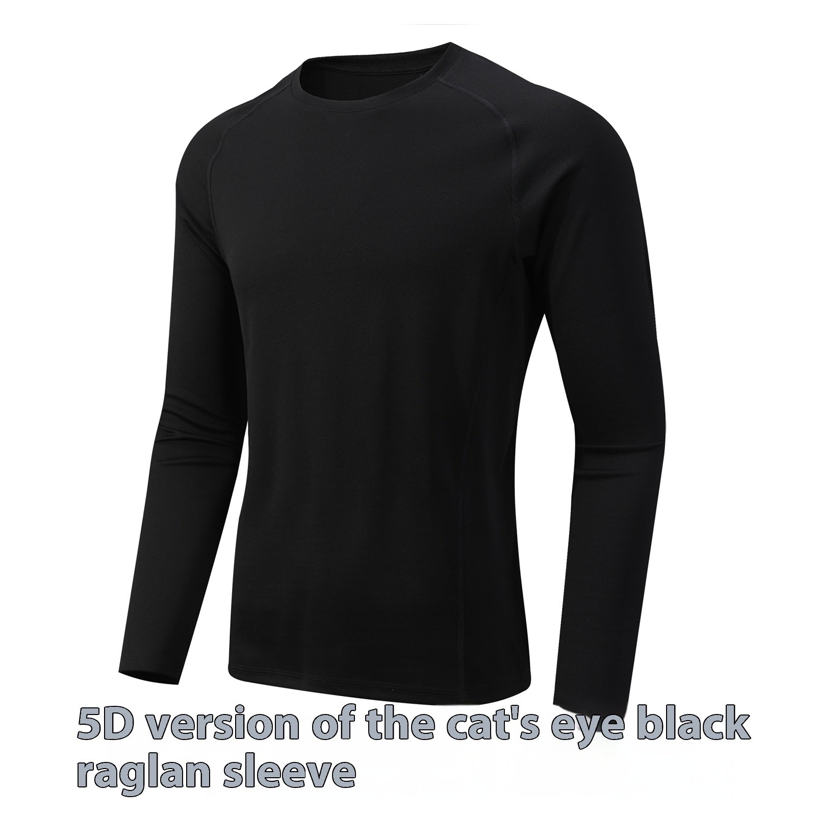 Coolmax Long Sleeve Tee Unisex Outdoor Sweat-Wicking Top – Cat