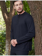 Henley Long Sleeve Tee Unisex Outdoor Sun-Proof Shirt