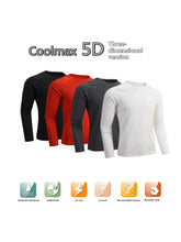 Coolmax Long Sleeve Tee Unisex Outdoor Sweat-Wicking Top