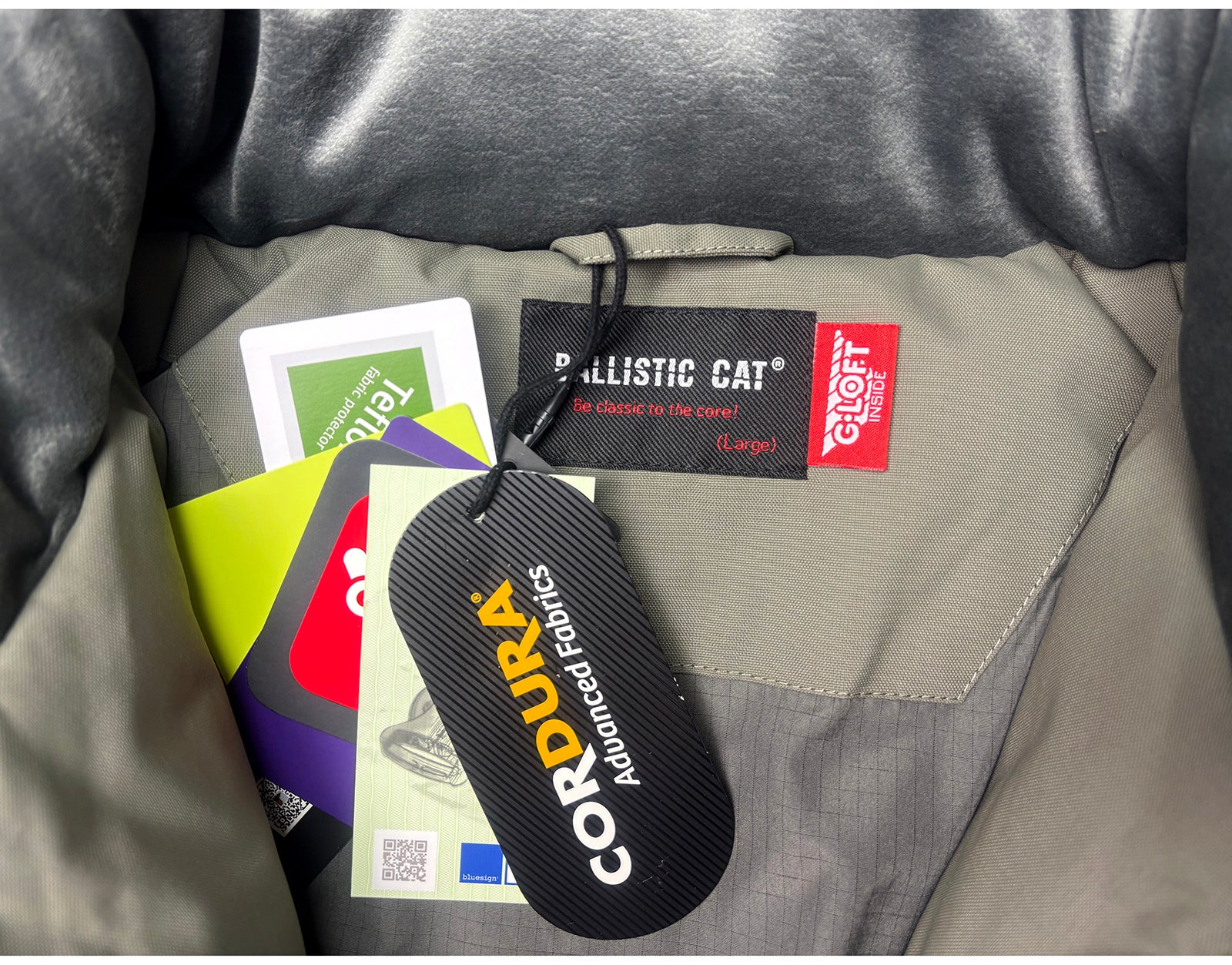 弹道猫 G-Loft重型棉服改良320D考杜拉机车夹克战术保暖外套