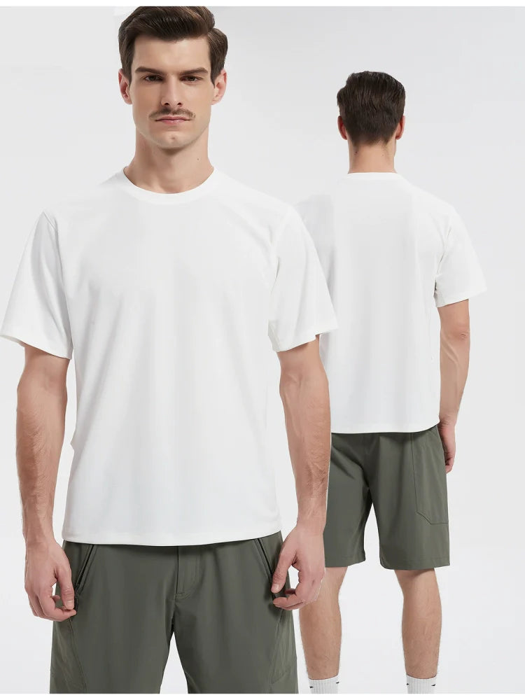 Quick-Dry T-Shirt Unisex Crew Neck Running Gym Tee