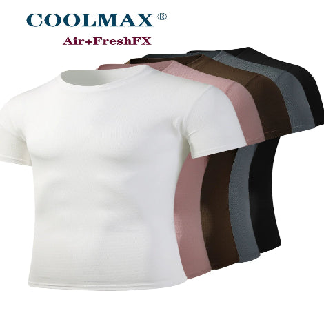Coolmax Air Quick-Dry Tee Unisex Running Gym Shirt