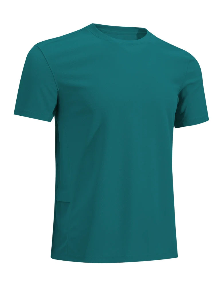 Quick-Dry T-Shirt Unisex Crew Neck Running Gym Tee