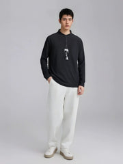 Henley Long Sleeve Tee Unisex Outdoor Sun-Proof Shirt