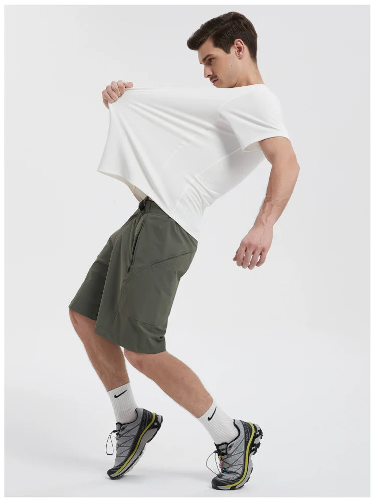 Quick-Dry T-Shirt Unisex Crew Neck Running Gym Tee