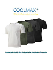 Coolmax Air Quick-Dry Tee Unisex Running Gym Shirt
