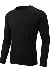 Coolmax Long Sleeve Tee Unisex Outdoor Sweat-Wicking Top