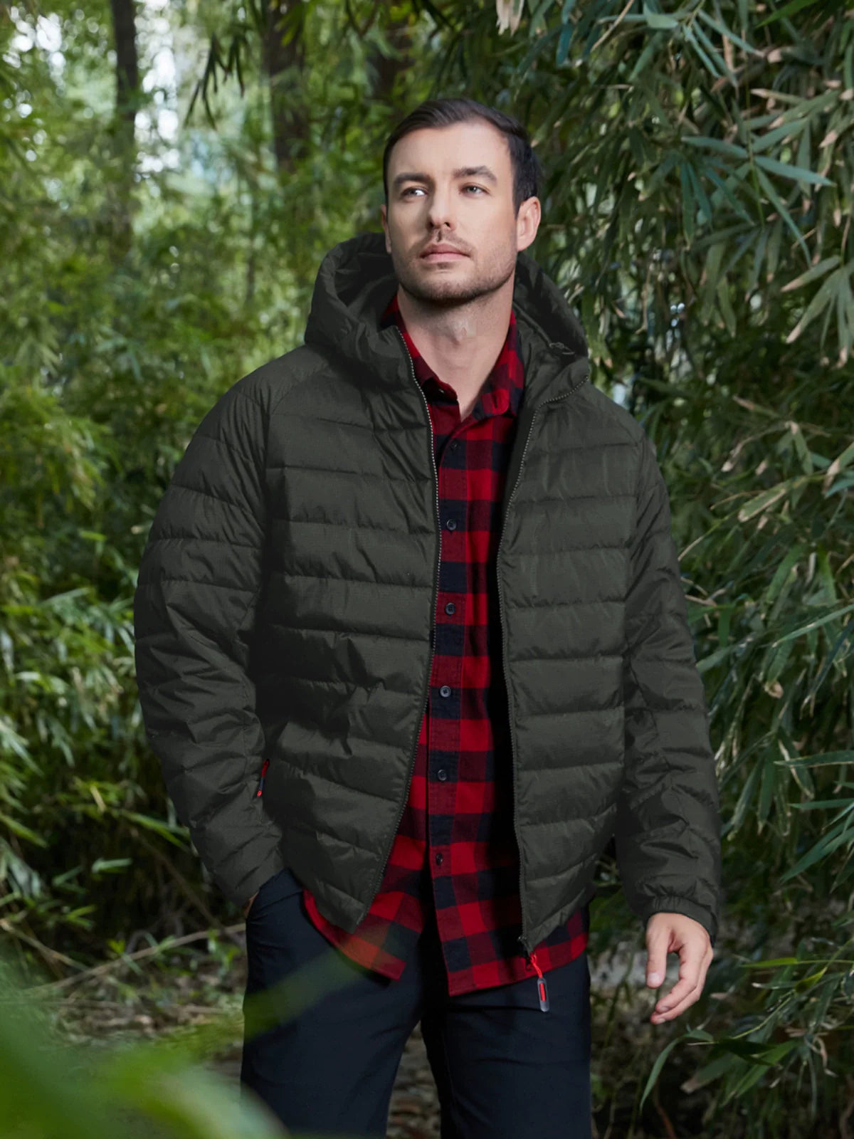 Kangaroo Primaloft Jacket Men’s Plus-Size Outdoor Winter