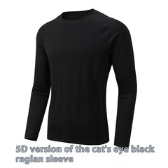 Coolmax Long Sleeve Tee Unisex Outdoor Sweat-Wicking Top 