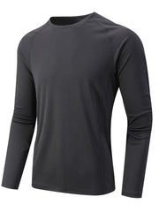 Coolmax Long Sleeve Tee Unisex Outdoor Sweat-Wicking Top